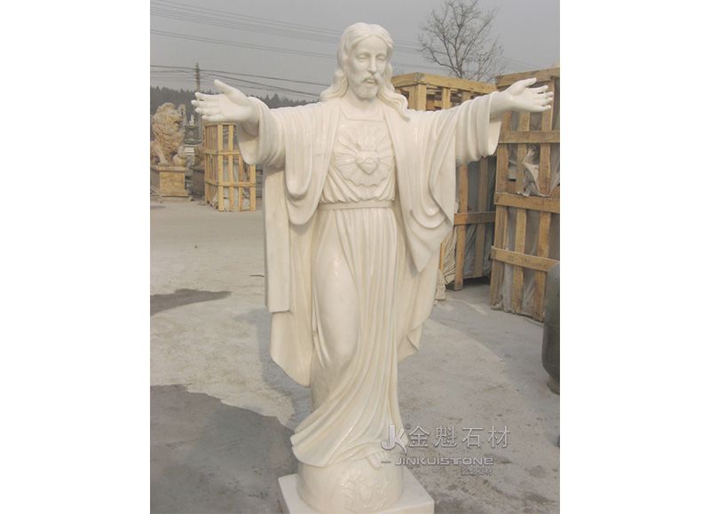 High Quality White Marble Sacred Jesus Marble Sculpture