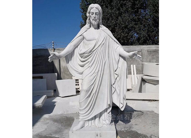 High Quality White Marble Sacred Jesus Marble Sculpture