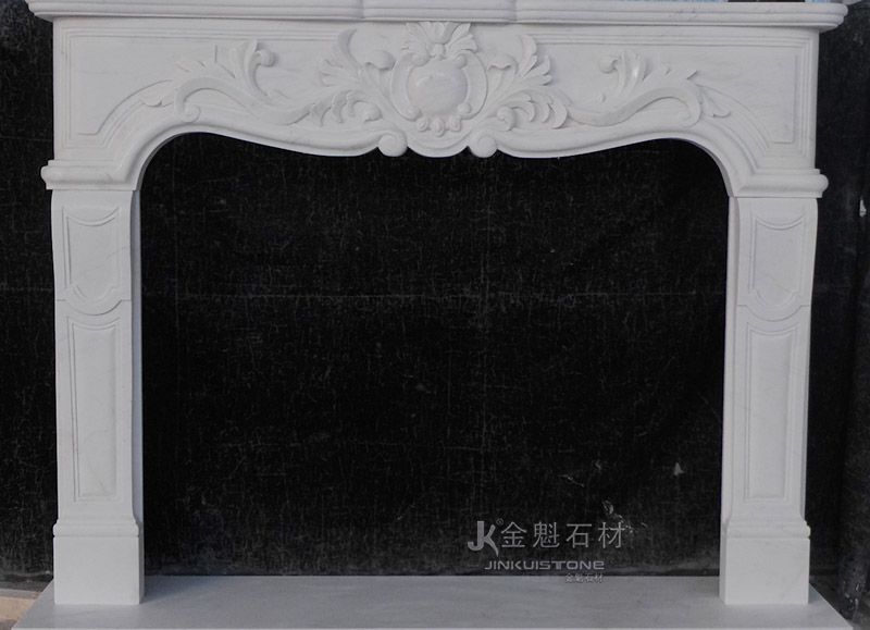 Custom Popular Design Hand Carved Decorative Fireplace Mantles