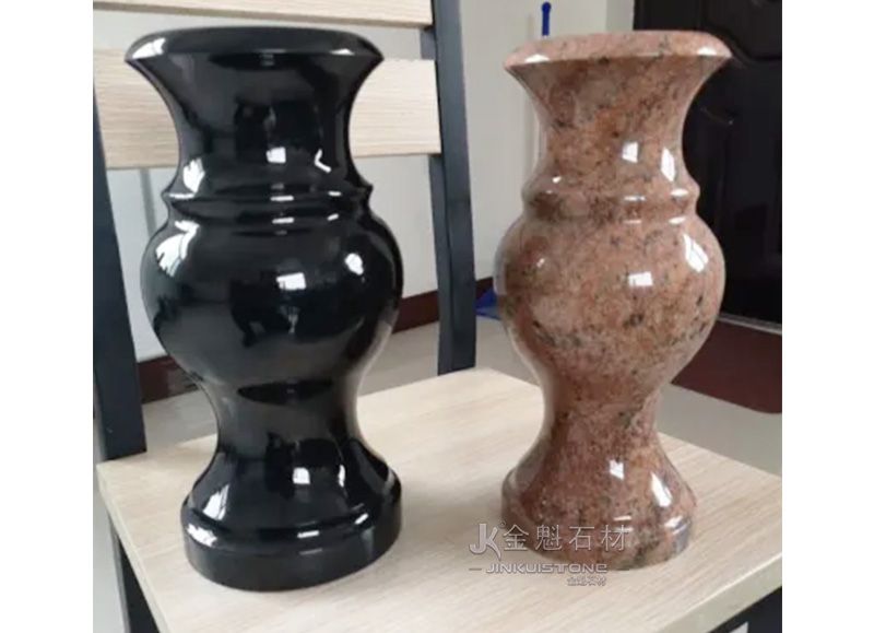 Granite Vases for Tombstone Monument Memorial Headstones