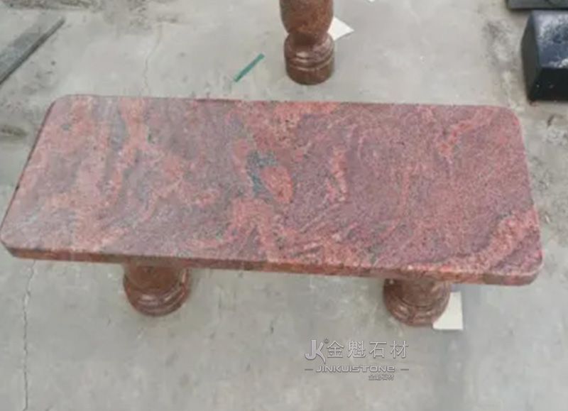 Popular  Red Granite Monument Bench Tombstone Bench
