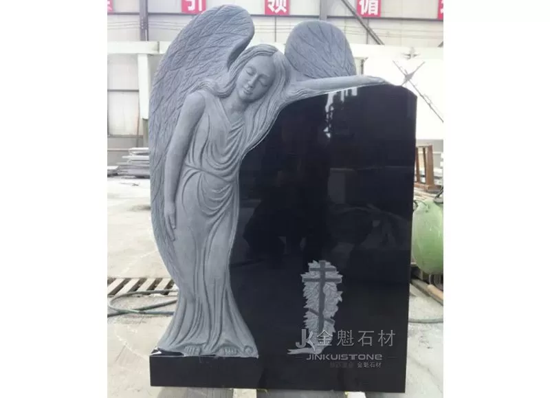 Granite stone Angel blessing headstone monument tombstone