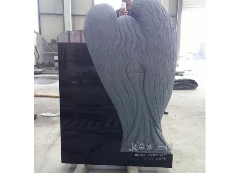 Granite stone Angel blessing headstone monument tombstone