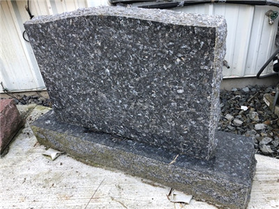 Blue Pearl Granite Headstone