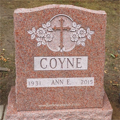Pink Granite Headstone