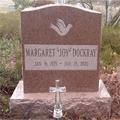 Pink Granite Headstone