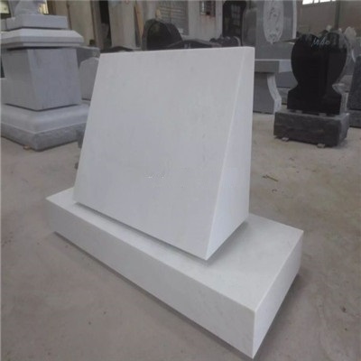 White Granite Headstone
