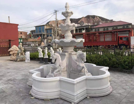 Marble Water Fountains vs. Granite Fountains: Choosing Elegance and Durability