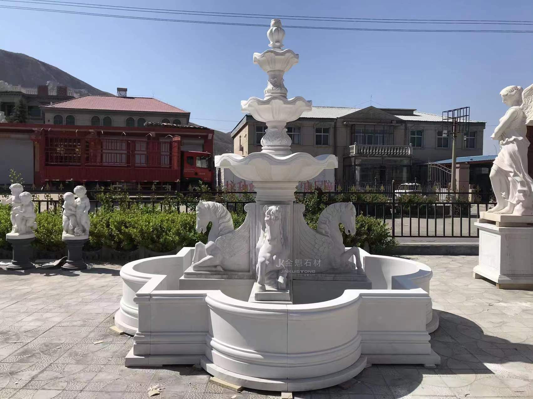 Custom Horse Water Fountain For Sale